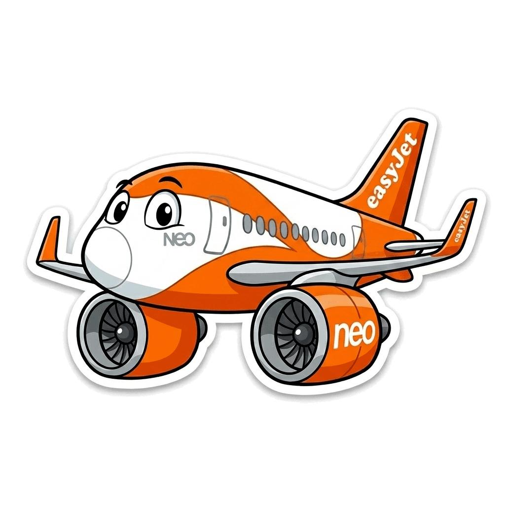 easyJet A320neo Sticker